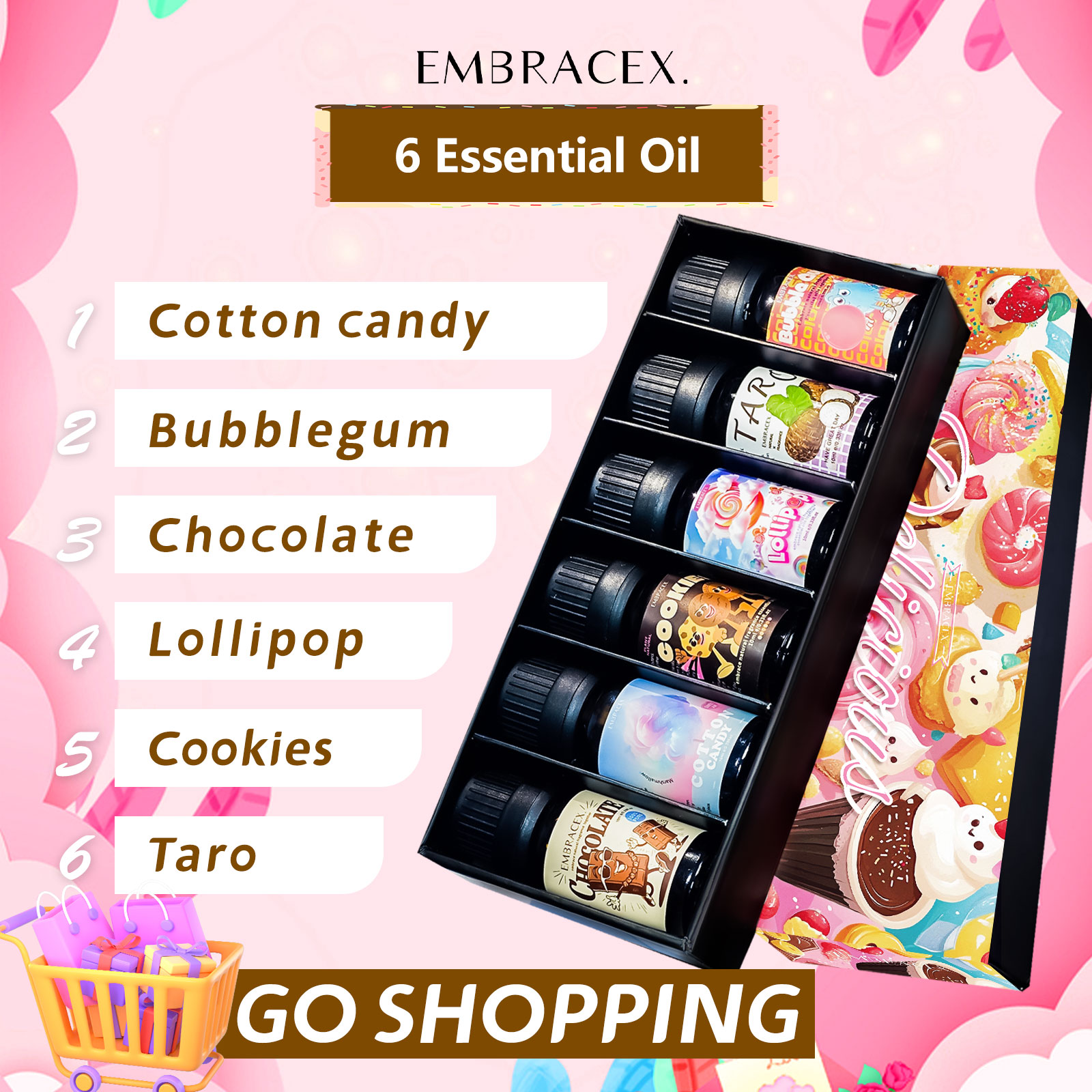 Soap Making Oils - 6PC/1Set Delicious Essential Oil Gifts Box