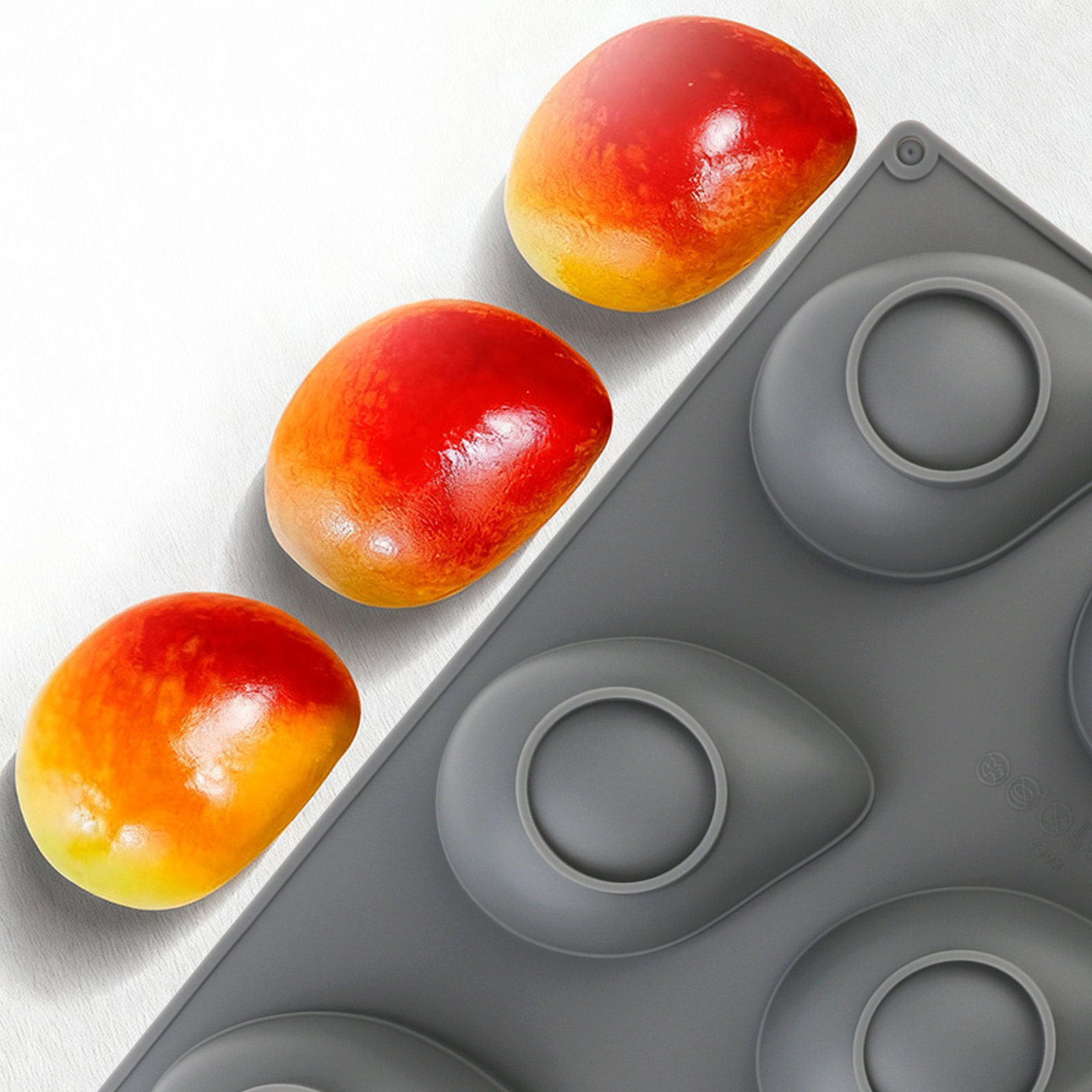 1pcs Gray Thick Silicone Mouss - مراجعة Soap Making Tray وسعره