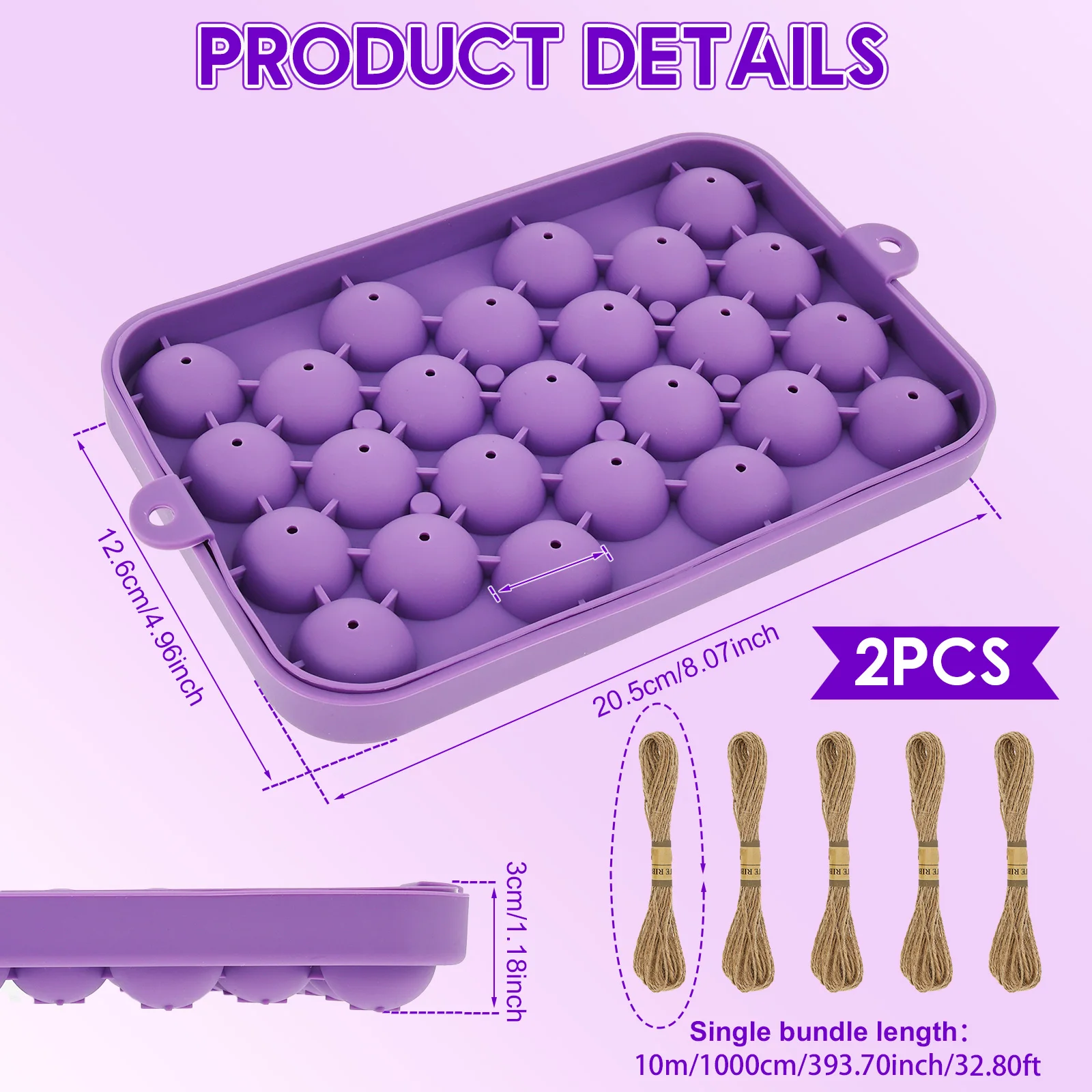 2 Pcs Grape Ball Handmade Soap - مراجعة Soap Making Diy Kit وسعره