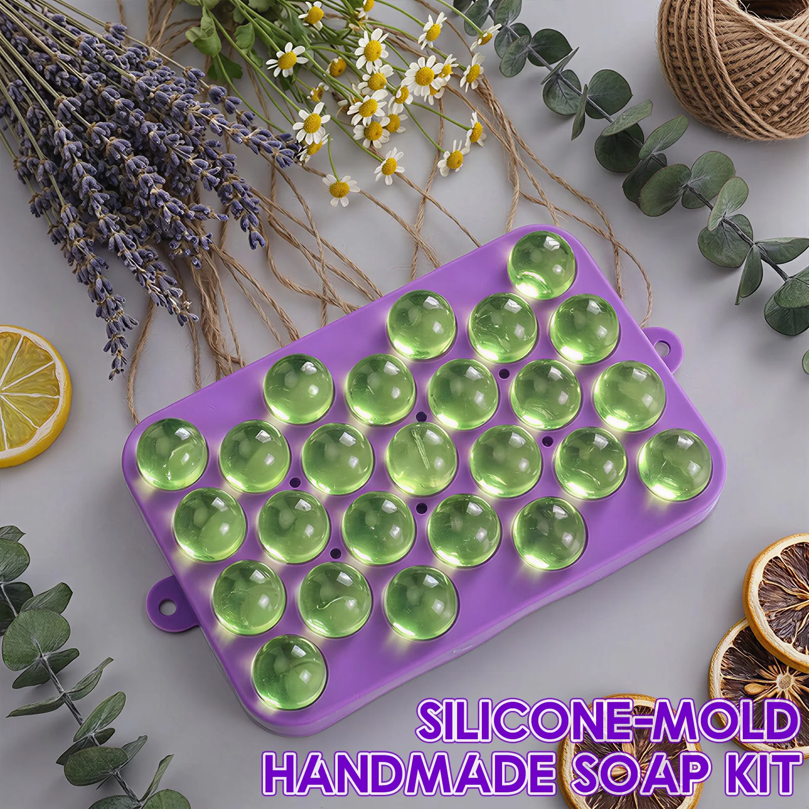 2 Pcs Grape Ball Handmade Soap - مراجعة Soap Making Diy Kit وسعره