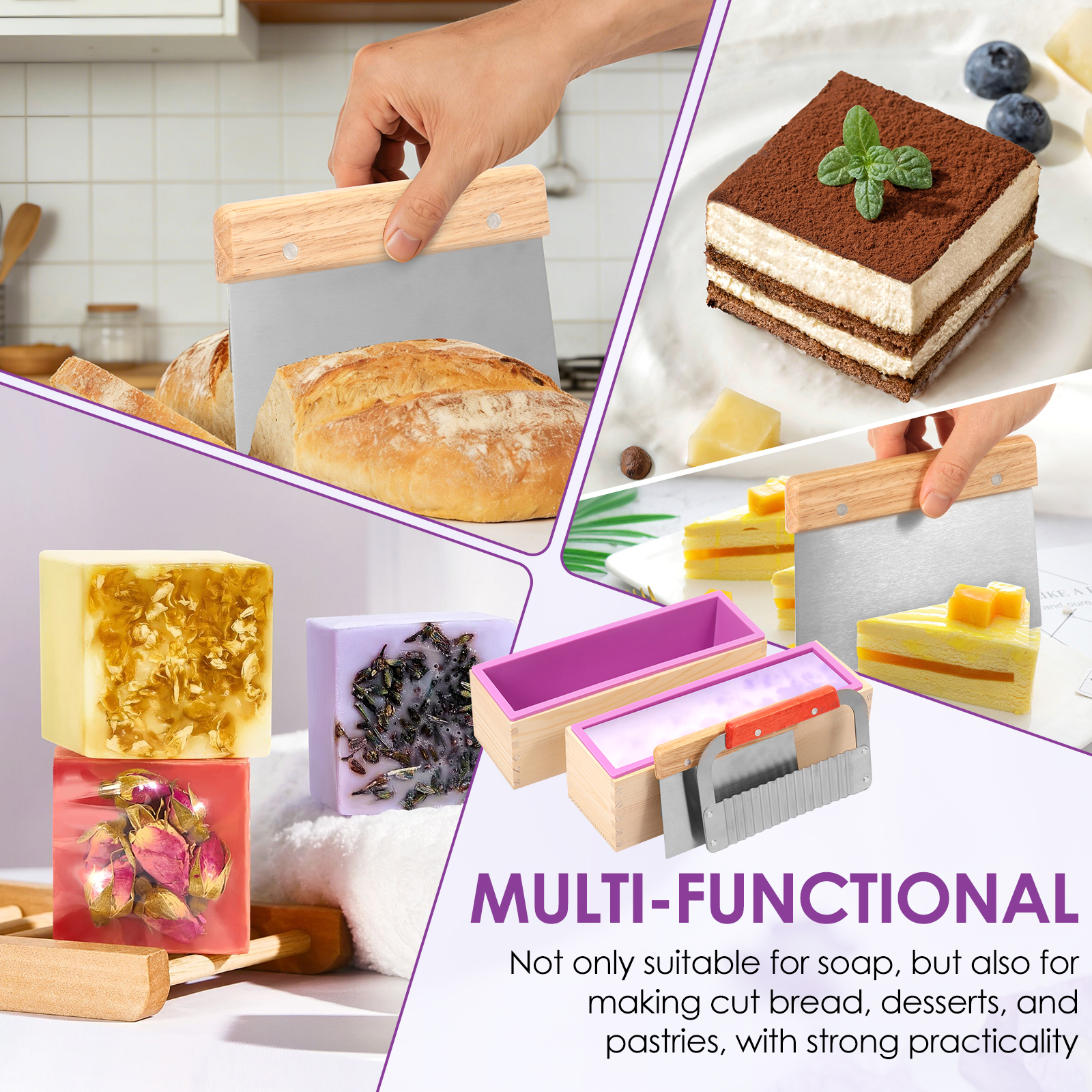 1Set Soap Making Mold Heat Res - مراجعة Soap Making Diy Kit وسعره