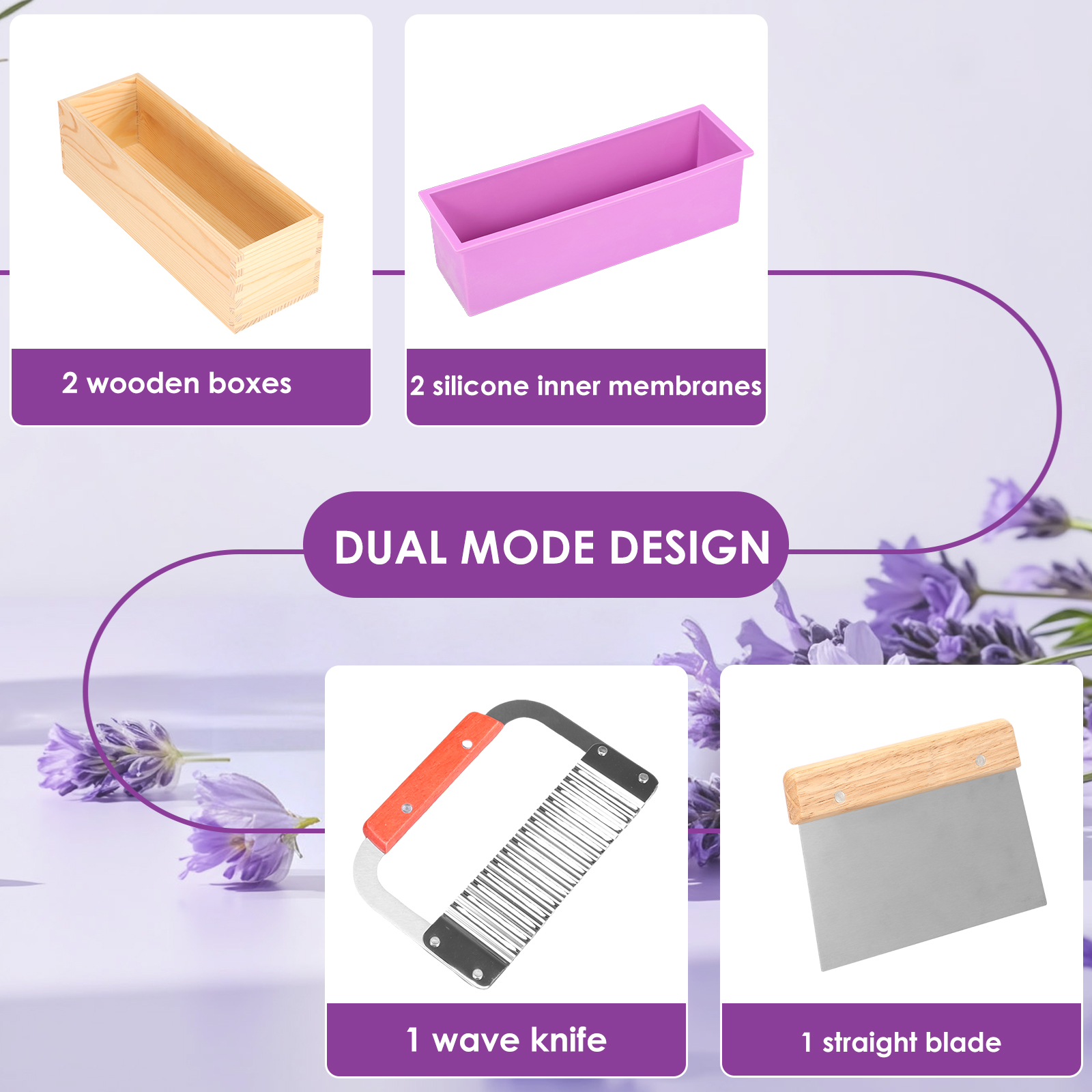 1Set Soap Making Mold Heat Res - مراجعة Soap Making Diy Kit وسعره