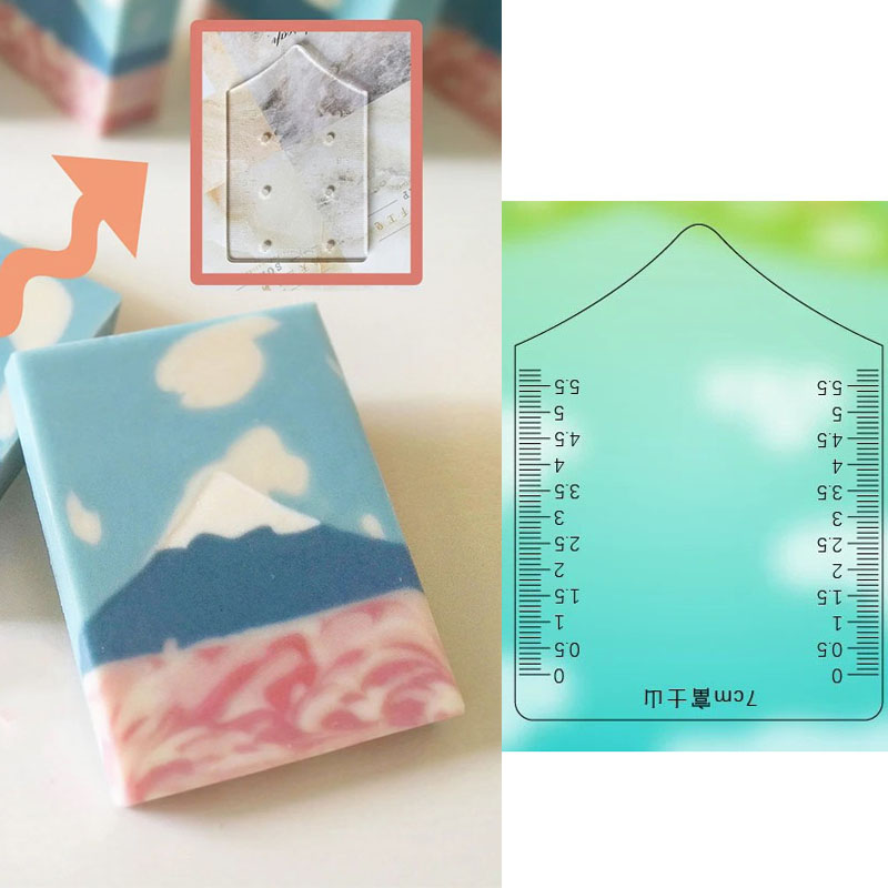 Moutain Pattern Scraper Rib So - مراجعة Soap Making Hobby وسعره
