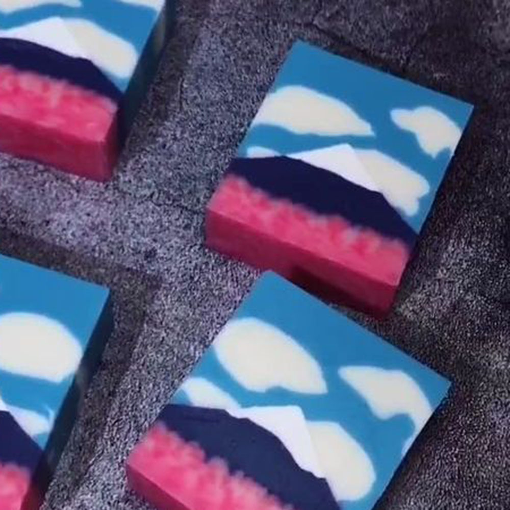 Moutain Pattern Scraper Rib So - مراجعة Soap Making Hobby وسعره