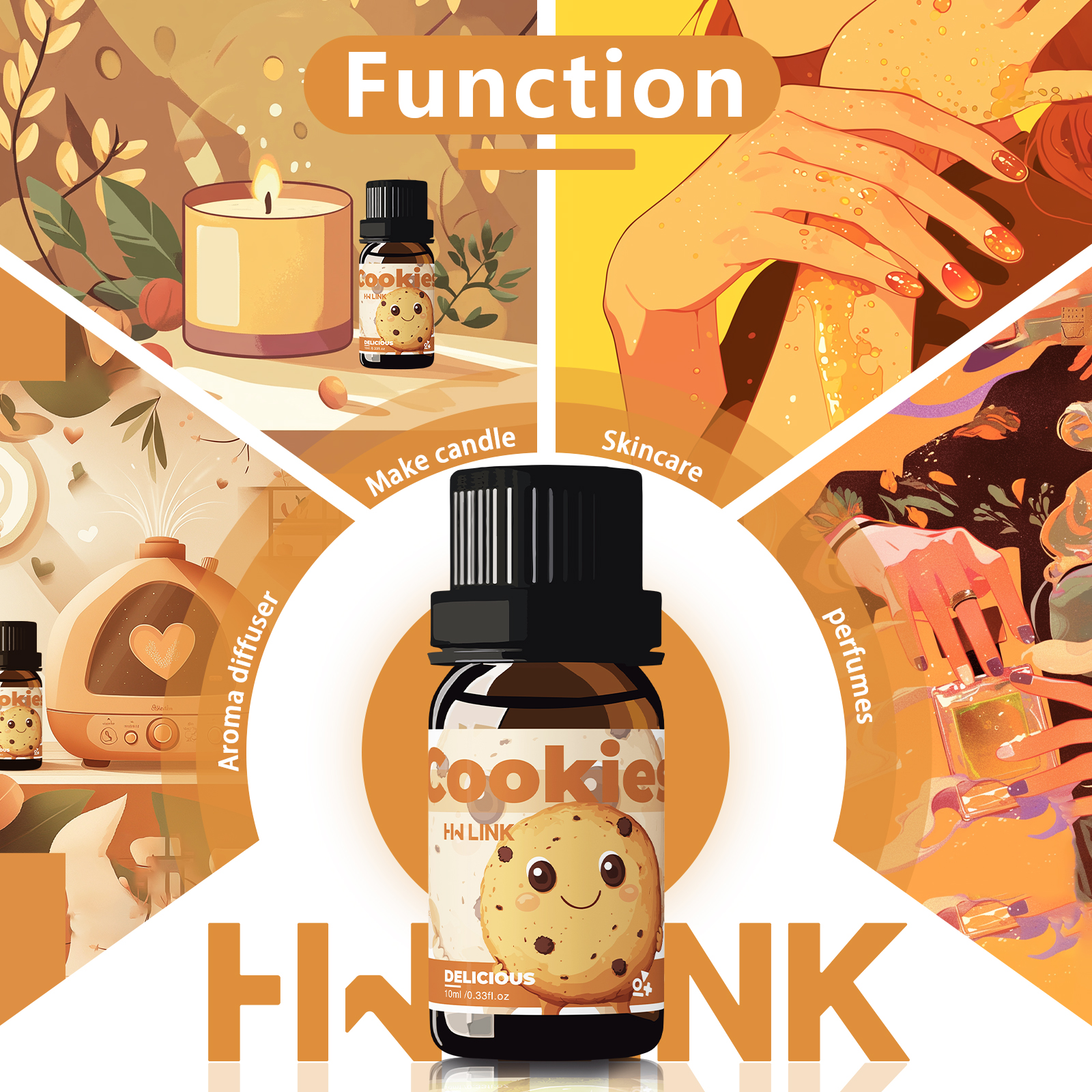10ml Cookies Essential Oils Pe - مراجعة Soap Making Oils وسعره