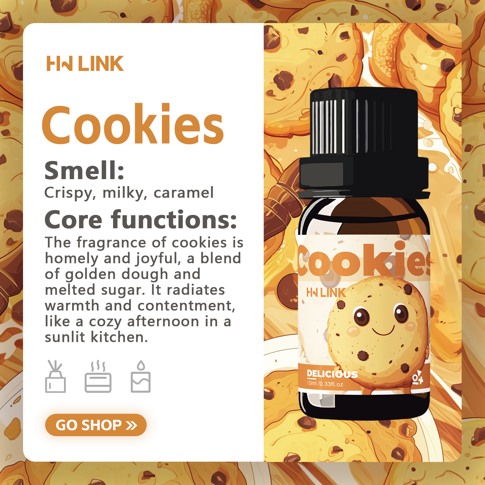 10ml Cookies Essential Oils Pe - مراجعة Soap Making Oils وسعره