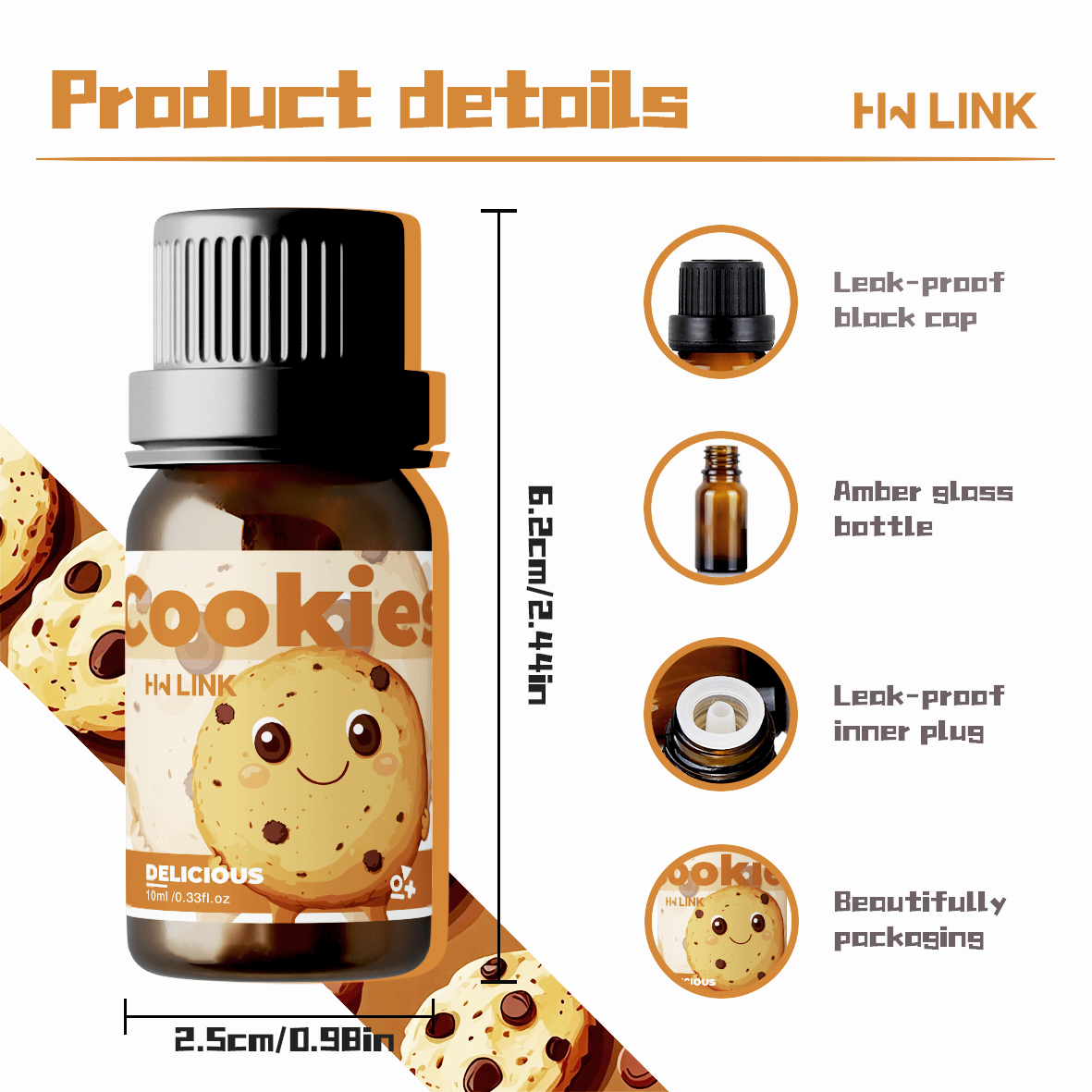 10ml Cookies Essential Oils Pe - مراجعة Soap Making Oils وسعره