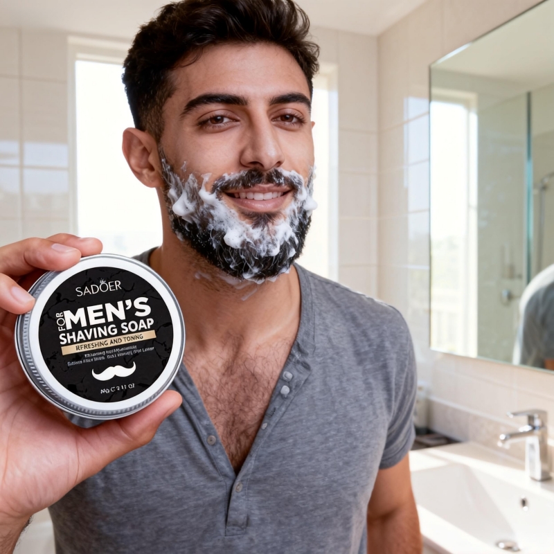 60g Men's Shaving Soap Contain - مراجعة Soap Making Oils وسعره