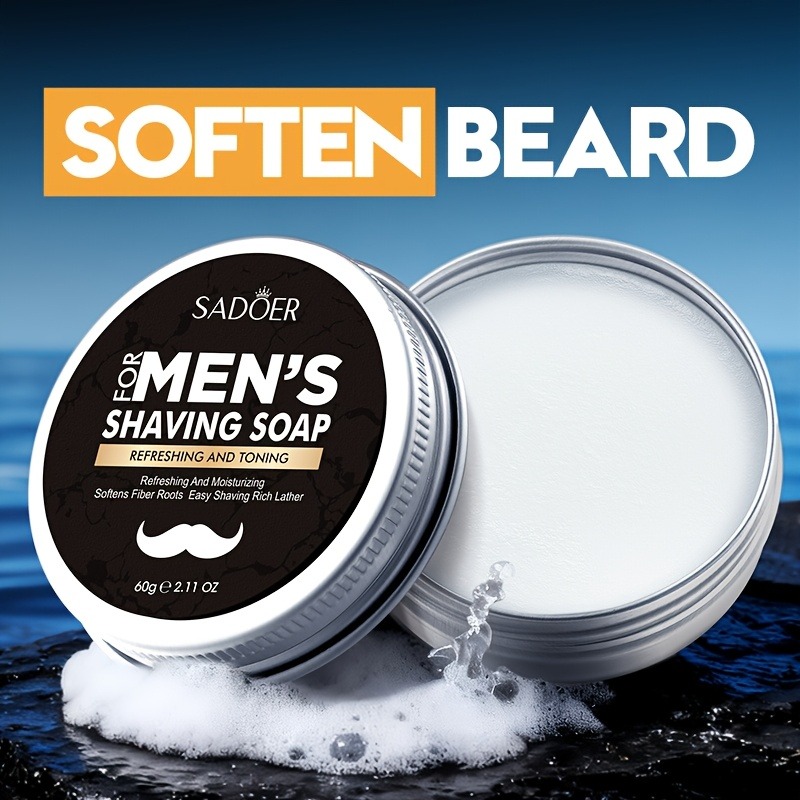 60g Men's Shaving Soap Contain - مراجعة Soap Making Oils وسعره