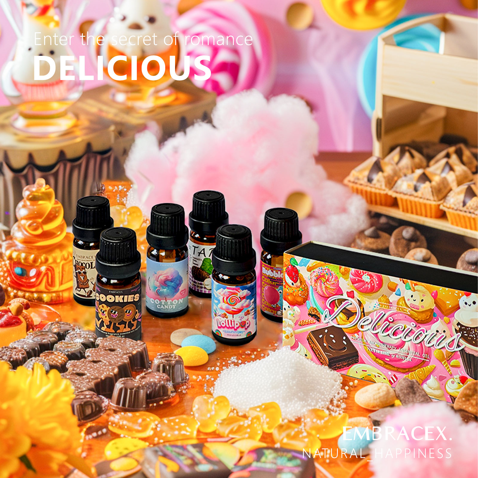 6PC/1Set Delicious Essential O - مراجعة Soap Making Oils وسعره