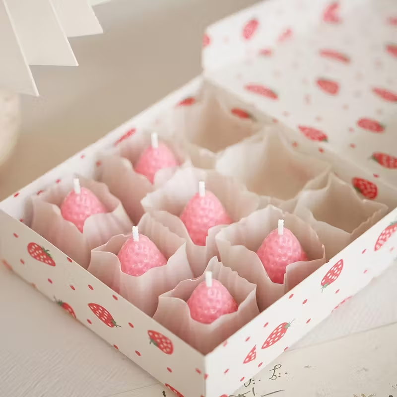 Strawberry Silicone Candle Mol - مراجعة Soap Making Tray وسعره