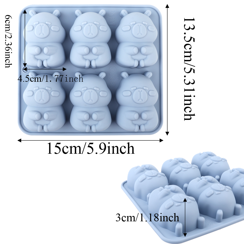 1 Silicone Cake Mold in the Sh - مراجعة Soap Making Tray وسعره