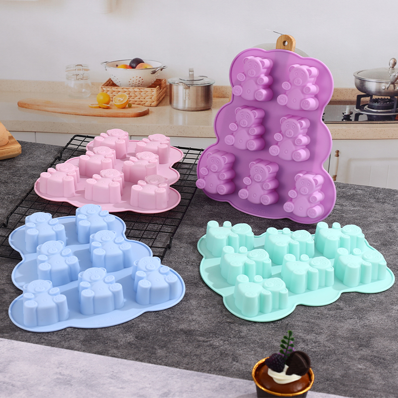 Silicone Gummy Bear Molds,Jell - مراجعة Soap Making Tray وسعره