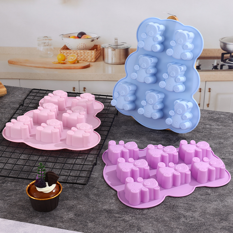 Silicone Gummy Bear Molds,Jell - مراجعة Soap Making Tray وسعره