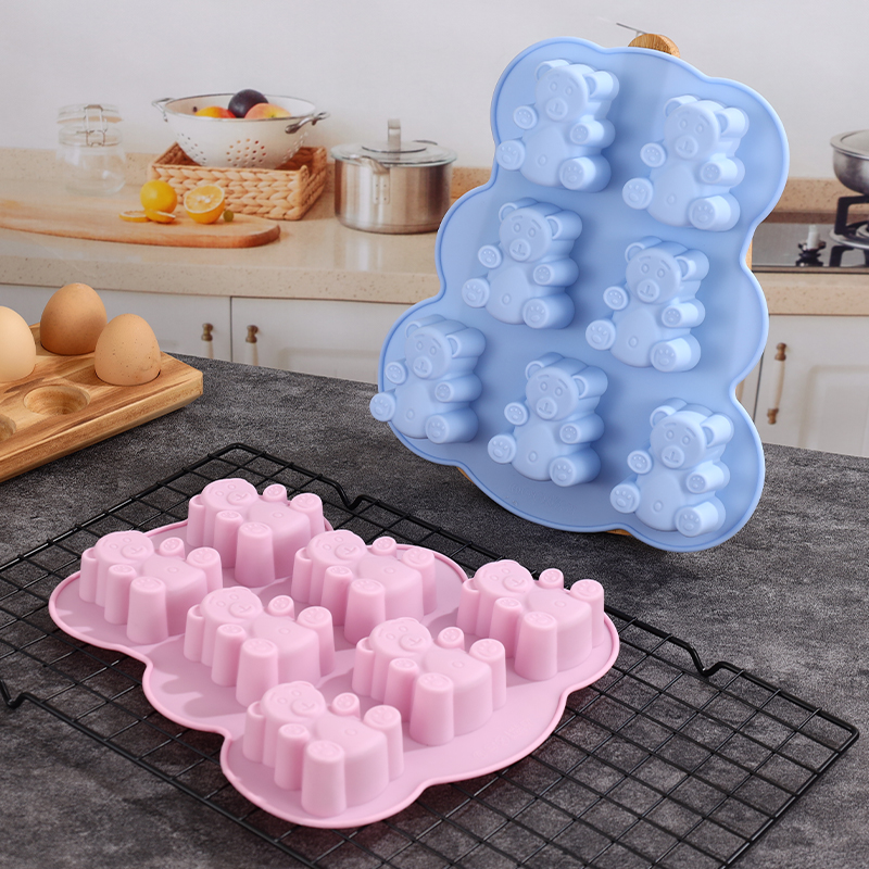 Silicone Gummy Bear Molds,Jell - مراجعة Soap Making Tray وسعره