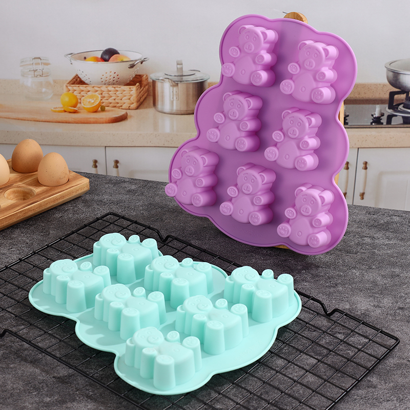 Silicone Gummy Bear Molds,Jell - مراجعة Soap Making Tray وسعره