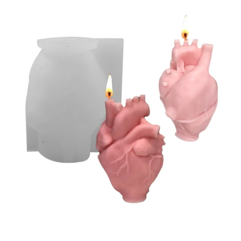 DIY Human Heart Silicone Candl - مراجعة Soap Making Diy Kit وسعره