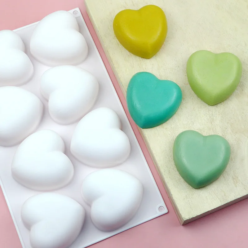 Love Heart Silicone Soap Mold  - مراجعة Soap Making Tray وسعره