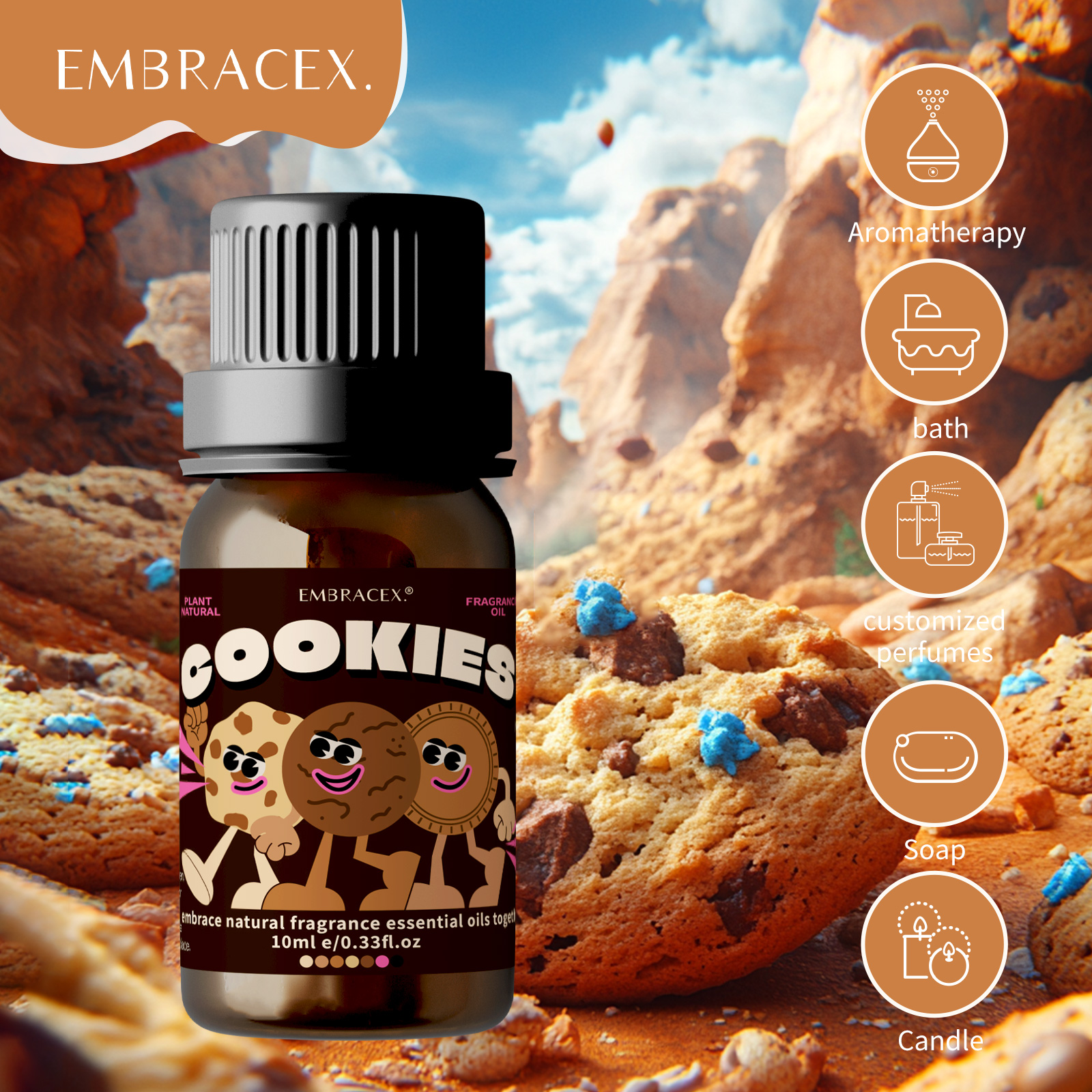 10ml Cookies Perfume Cookies F - مراجعة Soap Making Oils وسعره