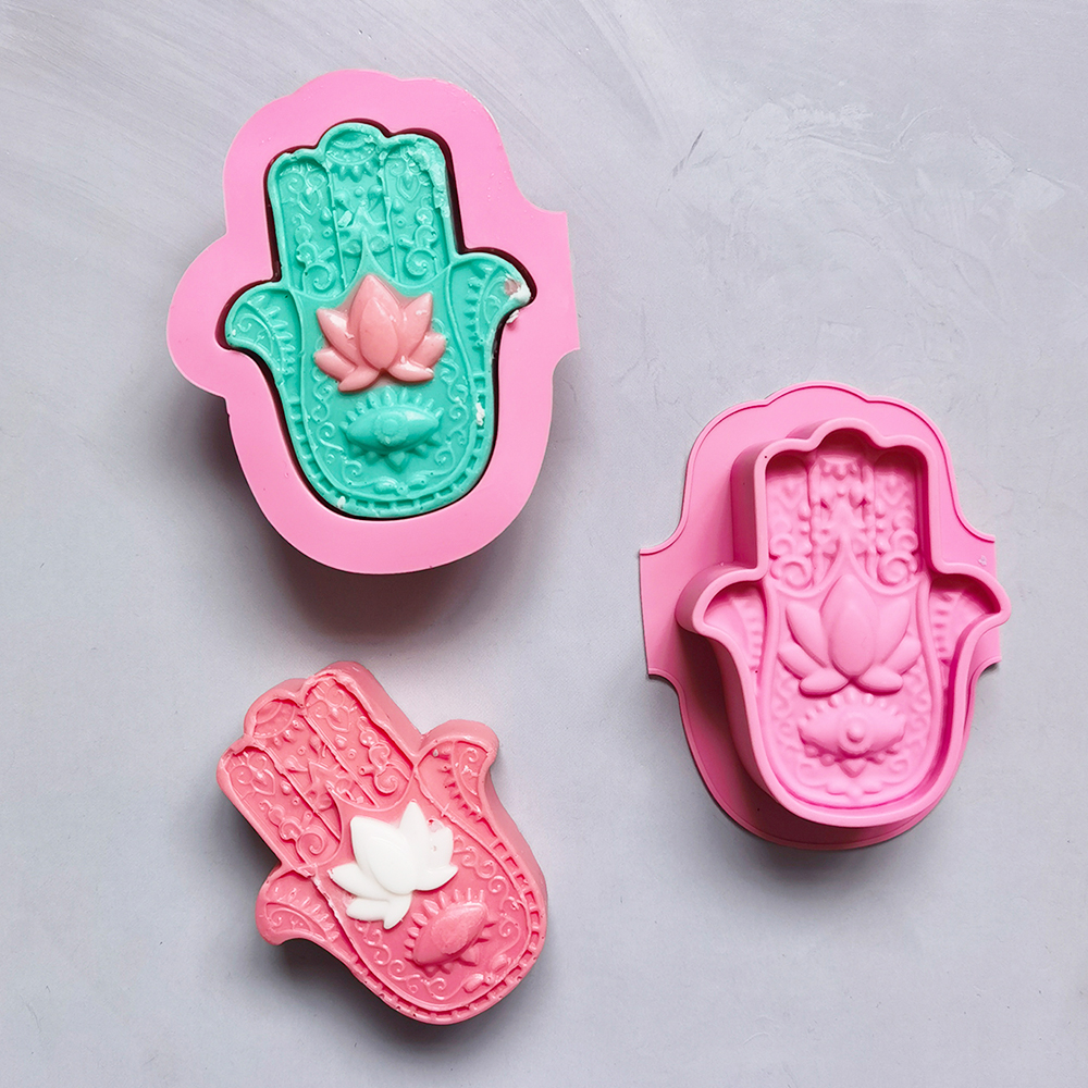 2/4pcs Silicone Soap Molds DIY - مراجعة Soap Making Ideas وسعره