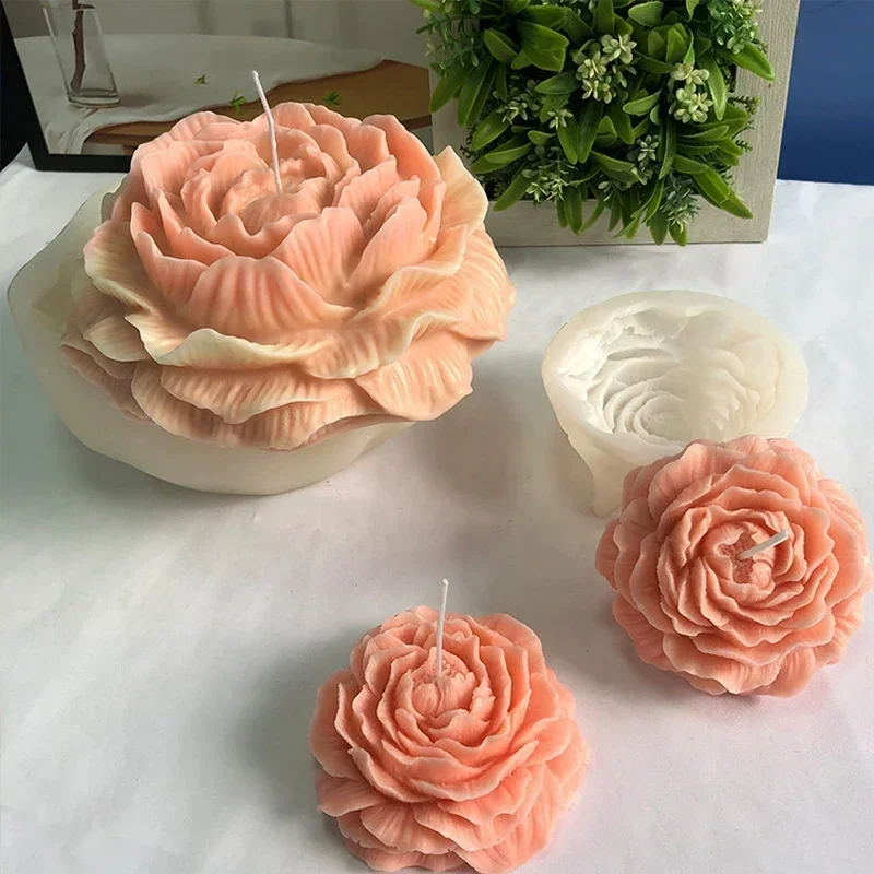 Extra Large 3D Flower Candle S - مراجعة Soap Making Diy Kit وسعره