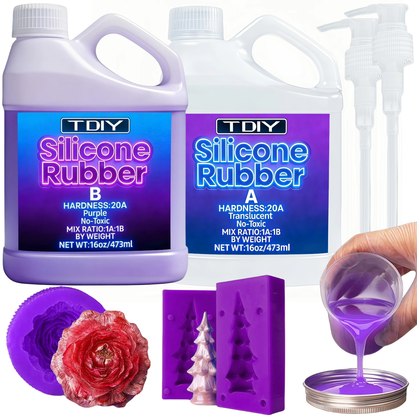 Liquid Silicone Rubber Kit - H - مراجعة Soap Making Diy Kit وسعره