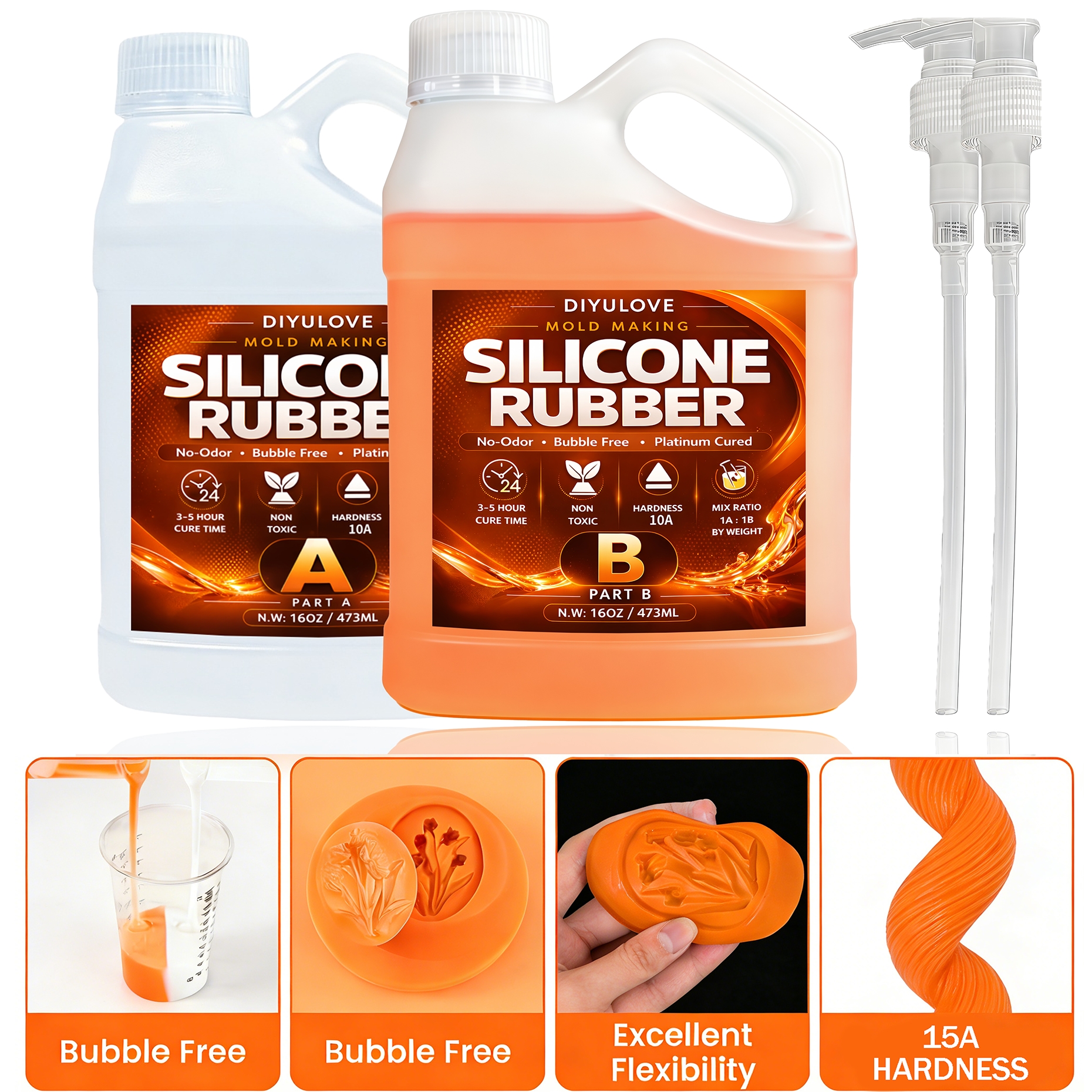 Liquid Silicone Rubber Kit,Hig - مراجعة Soap Making Tray وسعره