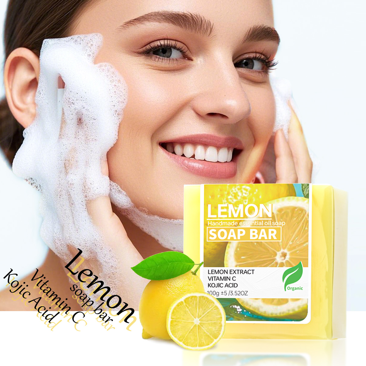 Lemon essential oil soap, vita - مراجعة Soap Making Oils وسعره