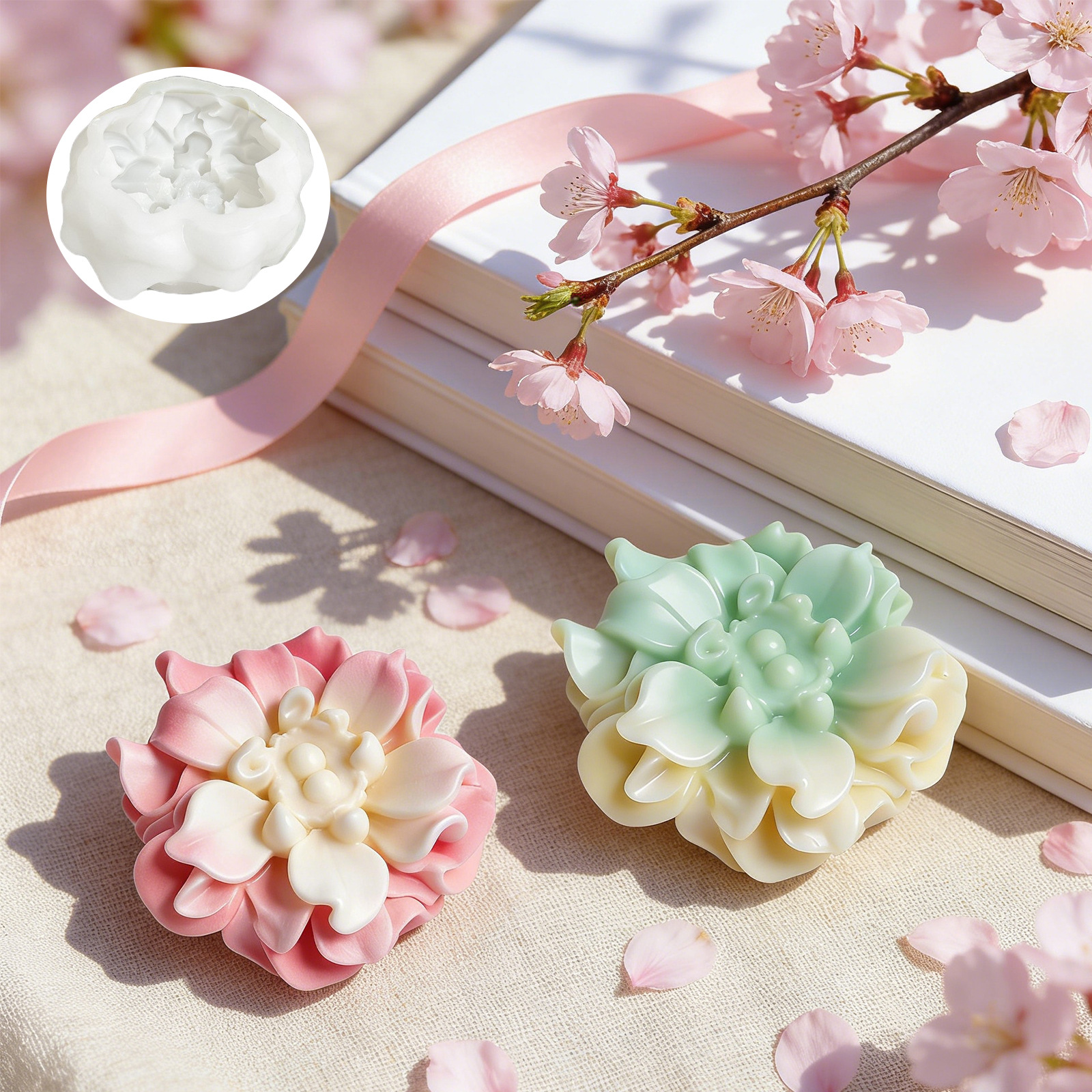 Silicone Mold Flower Shape 3D  - مراجعة Soap Making Hobby وسعره