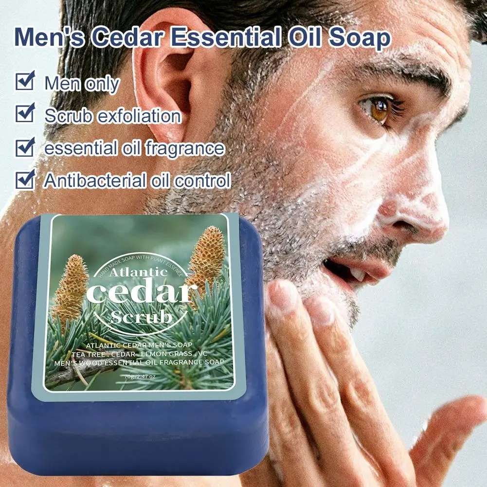 Men's Cedar Essential Oil Soap - مراجعة Soap Making Oils وسعره