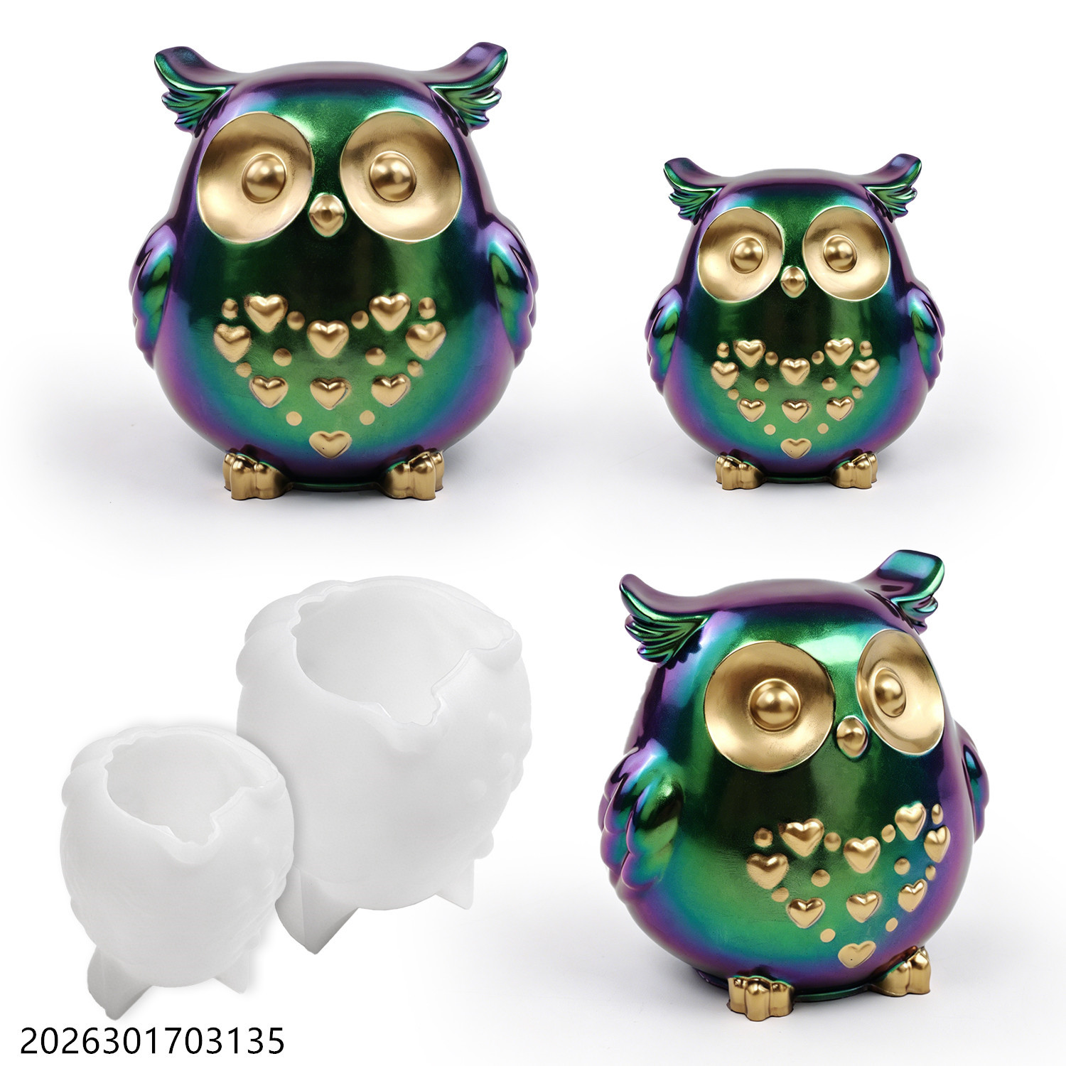 Owl Silicone Mold 3D Bird Shap - مراجعة Soap Making Tray وسعره